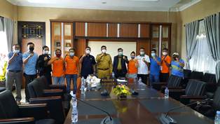 Bupati Andi Putra Sambut Baik 5 Atlet Biliar Riau TC PON di Kuansing